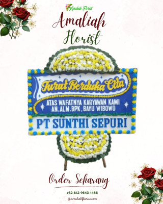 Papan Bunga Duka di Wasile Tengah