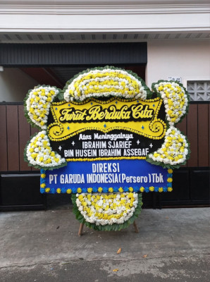 Papan Bunga Duka di Wasile Tengah